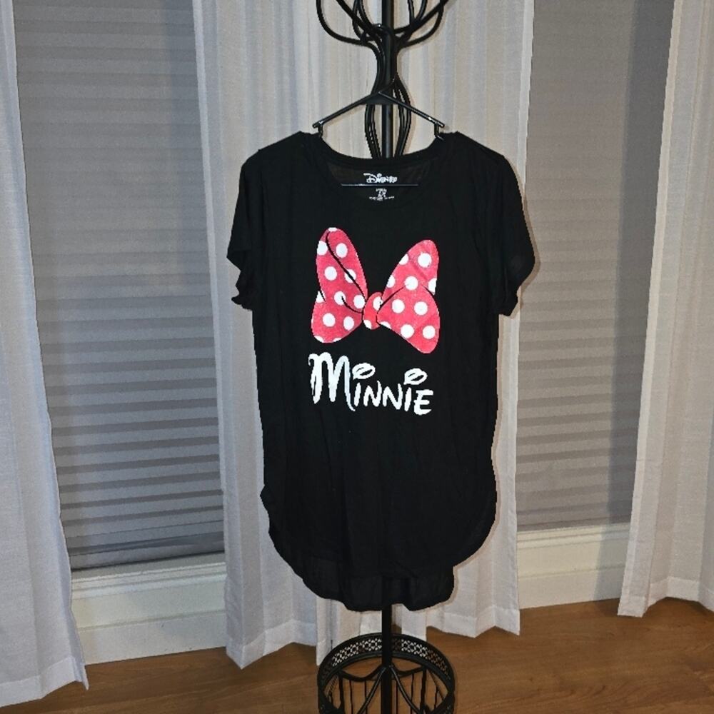 Disney Minnie Mouse Black T-Shirt for Kids
